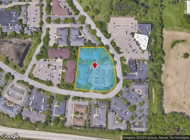 2121 University Park Dr, Okemos, MI Parcel Map