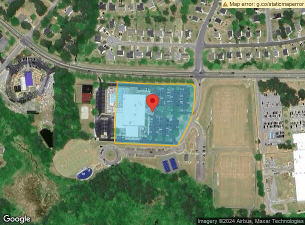  100 Fitness Dr, Fuquay Varina, NC Parcel Map