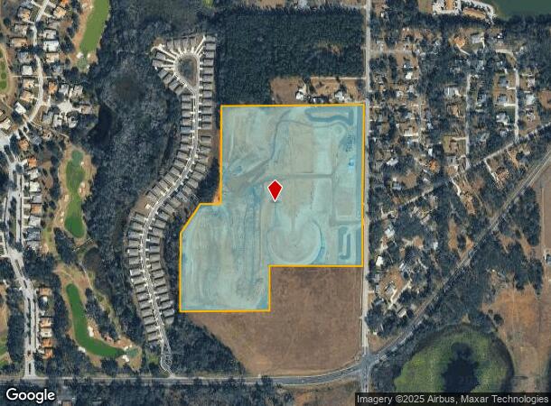  12451 Hourglass Way, Dade City, FL Parcel Map