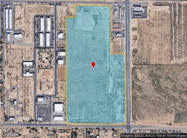 7530 S Ellsworth Rd, Mesa, AZ Parcel Map