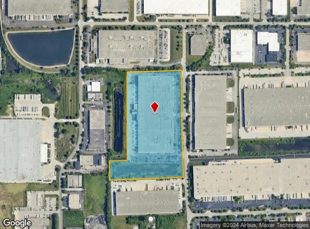  720 Center Ave, Carol Stream, IL Parcel Map