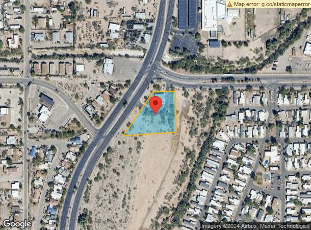  1465 W Silverlake Rd, Tucson, AZ Parcel Map