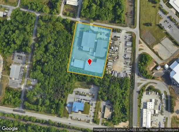  7609 Canoe Rd, Greensboro, NC Parcel Map