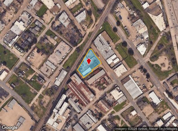  2405 S Harwood St, Dallas, TX Parcel Map