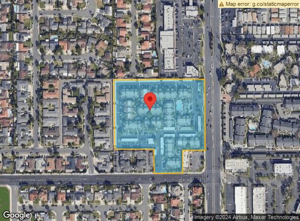  16425 Harbor Blvd, Fountain Valley, CA Parcel Map