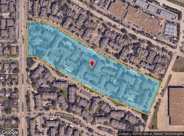  12800 Jupiter Rd, Dallas, TX Parcel Map