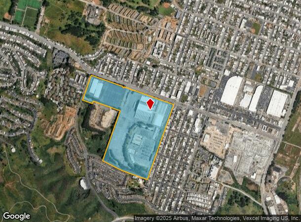 2600 Geneva Ave, Daly City, CA Parcel Map