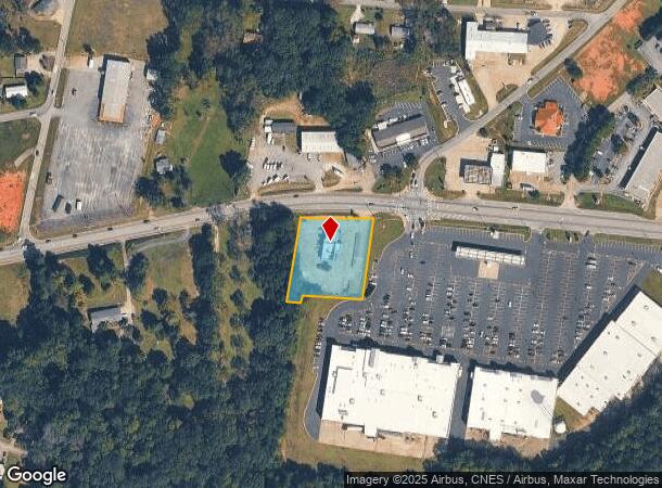  960 E Franklin St, Hartwell, GA Parcel Map