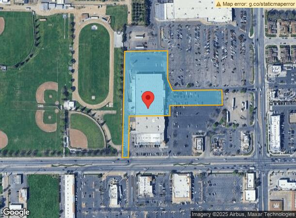  1254 W Henderson Ave, Porterville, CA Parcel Map