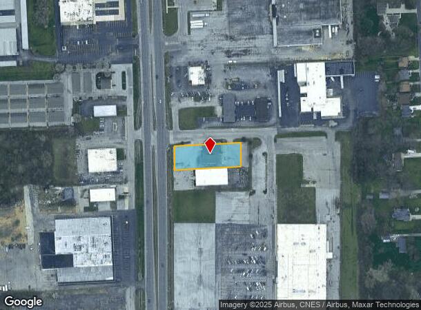  1002 N Coliseum Blvd, Fort Wayne, IN Parcel Map