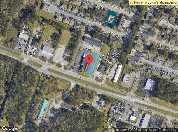  7880 Dorchester Rd, North Charleston, SC Parcel Map