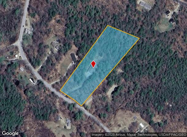 25 Pork Hill Rd, Ossipee, NH Parcel Map
