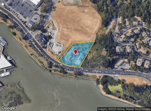  125 E Sir Francis Drake Blvd, Larkspur, CA Parcel Map