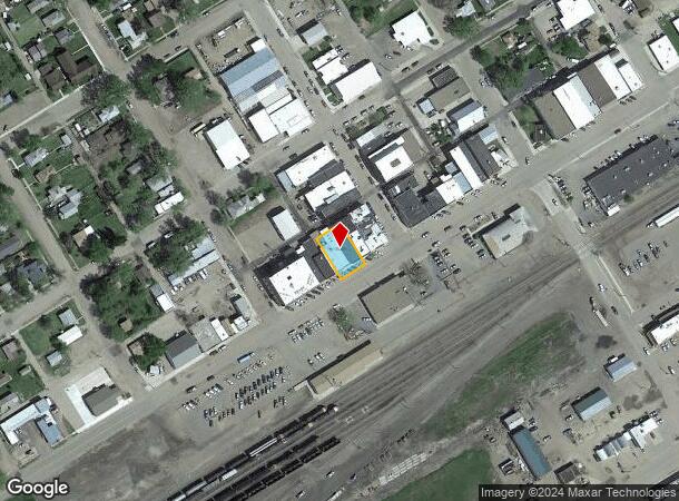  869 Main St, Forsyth, MT Parcel Map