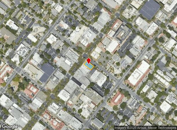  384 University Ave, Palo Alto, CA Parcel Map