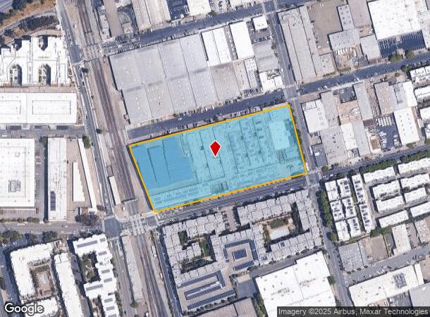  6529 Hollis St, Emeryville, CA Parcel Map