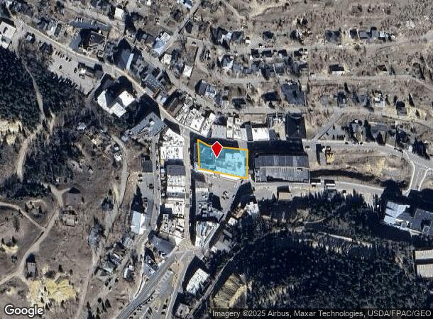 102 Main St, Central City, CO Parcel Map