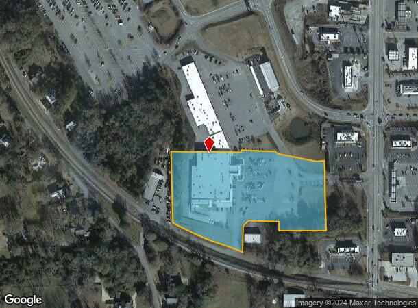  120-164 N Lee St, Forsyth, GA Parcel Map