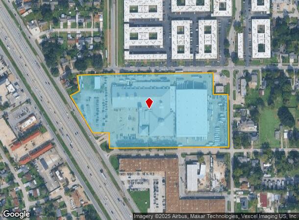 6006 North Fwy, Houston, TX Parcel Map
