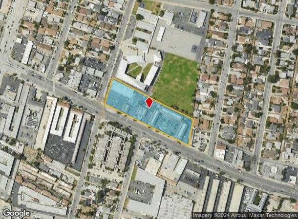  10101 Valley Blvd, El Monte, CA Parcel Map