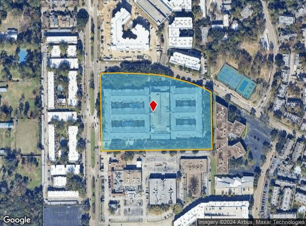  2401 S Gessner Rd, Houston, TX Parcel Map