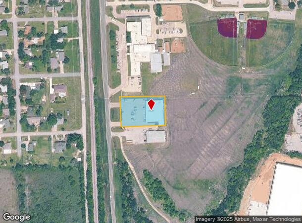  610 S Central St, Ferris, TX Parcel Map