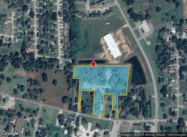  444 Jefferson St, West Columbia, TX Parcel Map