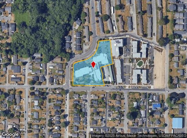  1401 Poplar St, Everett, WA Parcel Map