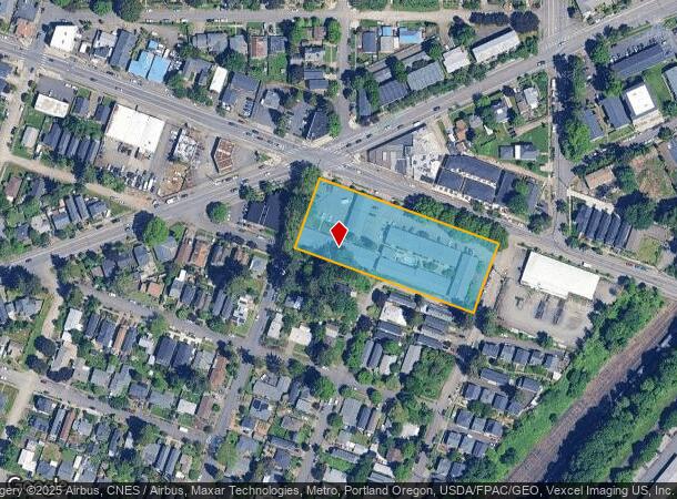 6622 N Fessenden St, Portland, OR Parcel Map