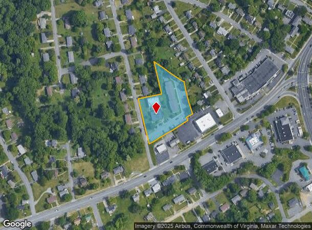  1216 Moseley Dr, Lynchburg, VA Parcel Map