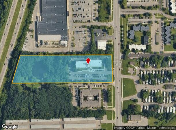  3400 Carpenter Rd, Ypsilanti, MI Parcel Map