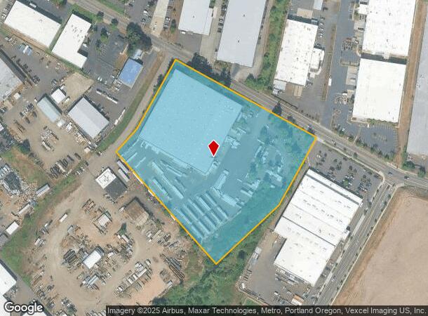 8100 Sw Hunziker Rd, Portland, OR Parcel Map