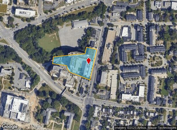 101 York Rd, Towson, MD Parcel Map