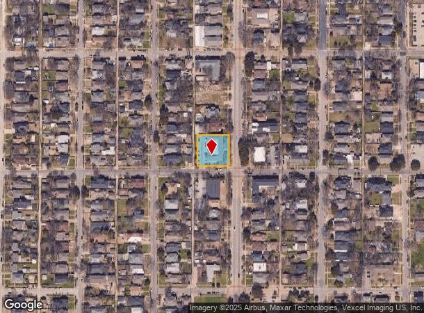  801 N Bishop Ave, Dallas, TX Parcel Map