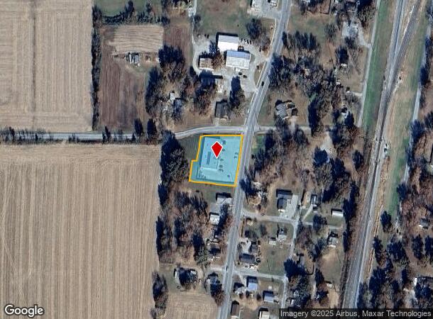 321 S Walnut St, Tamaroa, IL Parcel Map