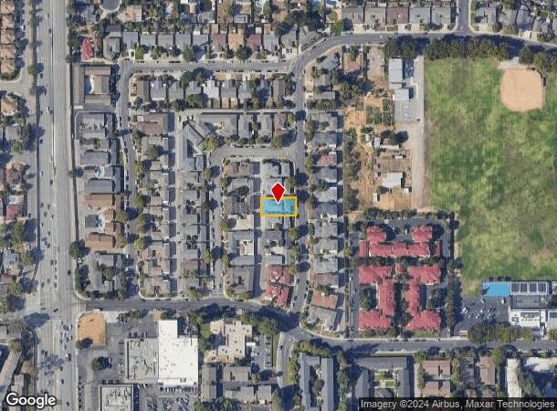  878 Bing Dr, Santa Clara, CA Parcel Map