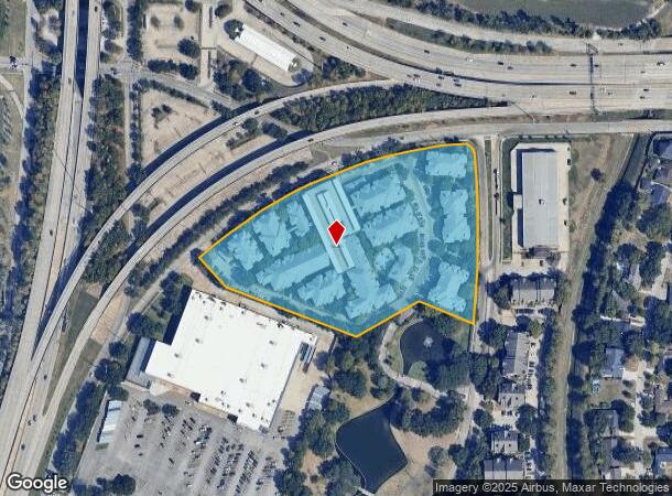  9550 Meyer Forest Dr, Houston, TX Parcel Map