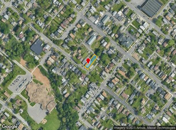  835 Maple St, Scranton, PA Parcel Map