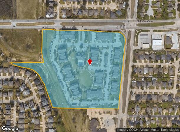  3600 Basswood Blvd, Fort Worth, TX Parcel Map