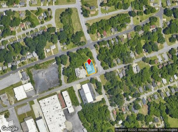  600 W Ward Ave, High Point, NC Parcel Map