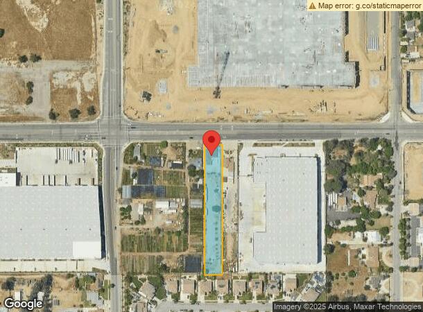  16569 Slover Ave, Fontana, CA Parcel Map