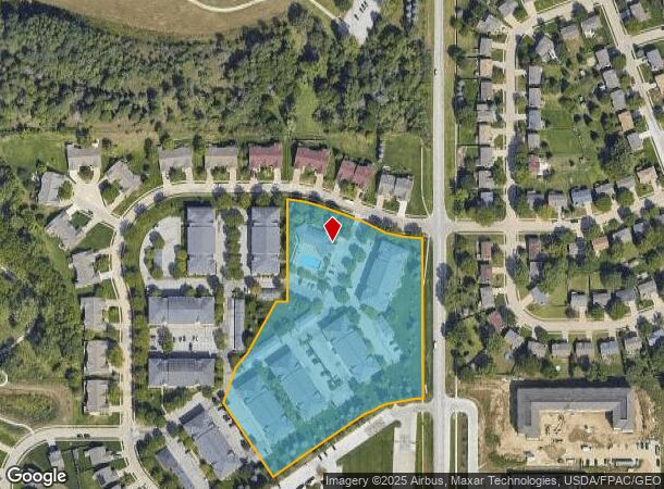 5502 N 133Rd Plz, Omaha, NE Parcel Map