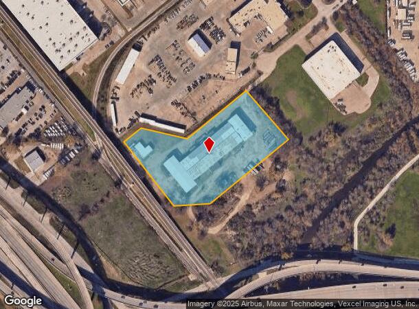  2604 N Halsey Way, Carrollton, TX Parcel Map