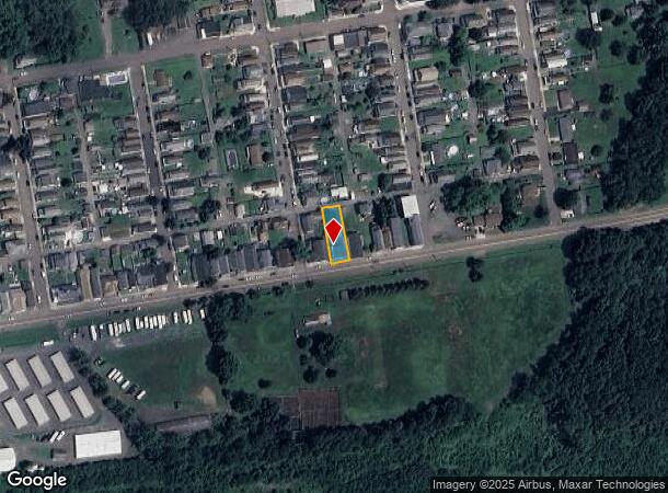 406 Front St, Nanticoke, PA Parcel Map