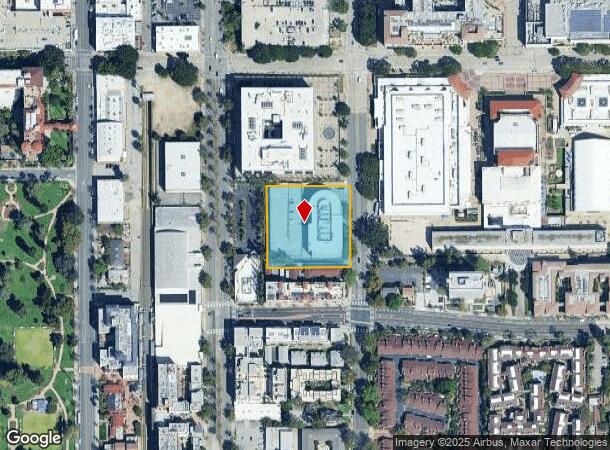  123 S Marengo Ave, Pasadena, CA Parcel Map