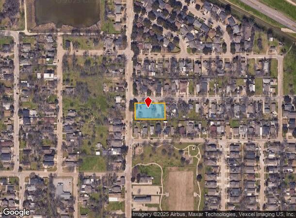  1018 Gallagher St, Dallas, TX Parcel Map