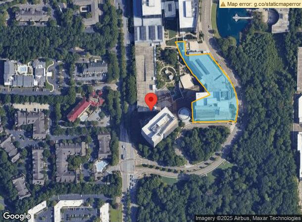  6205 Peachtree Dunwoody Rd, Atlanta, GA Parcel Map