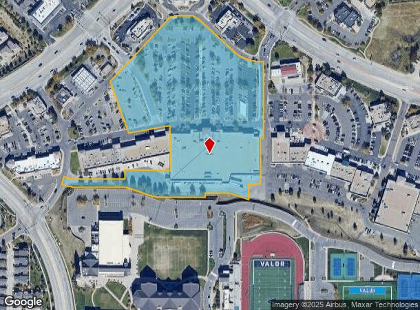 9551 S University Blvd, Highlands Ranch, CO Parcel Map