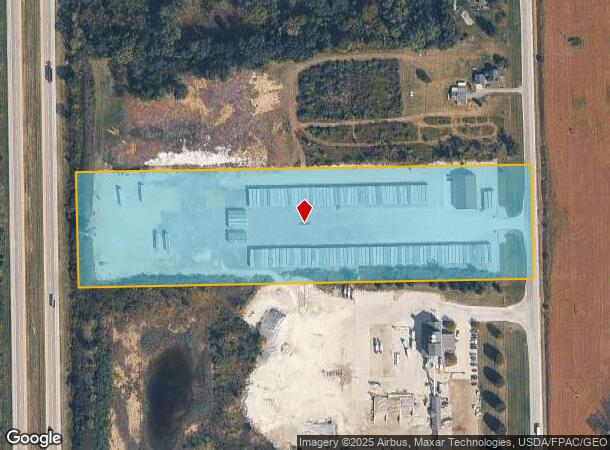 7803 N Ann Arbor Rd, Dundee, MI Parcel Map