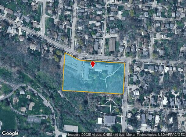 95 Elizabeth St, Delaware, OH Parcel Map